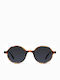 Meller Kribi Sunglasses with Brown Plastic Frame and Black Lens KR-TIGCAR