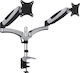 Digitus Stand Desk Mounted for 2 Monitors up to 27" with Arm (DA-90353)