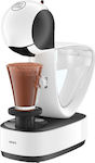 Krups Infinissima Pod Coffee Machine for Capsules Dolce Gusto Pressure 15bar White