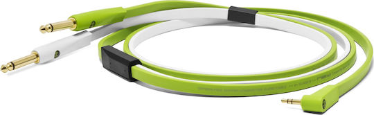 Oyaide d+ MYTS class B Cable 2 x 6.3mm male - 3.5mm male 2.5m Green