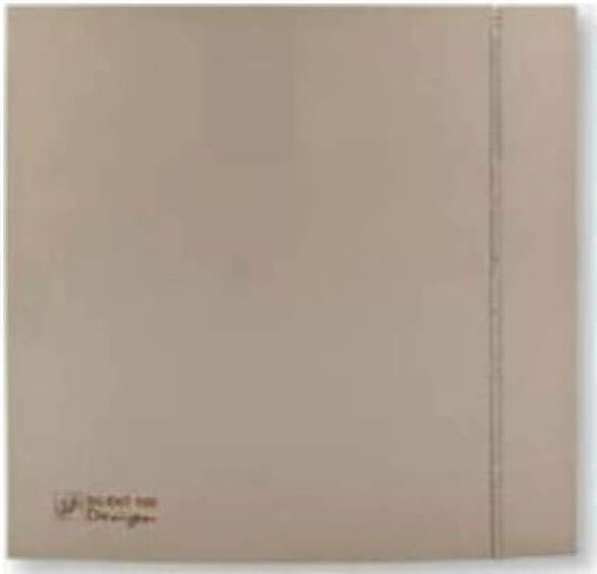 S&P Design 100CZ 5210607200 De perete Ventilator de Baie 100mm Champagne