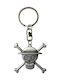 Abysse Keychain Skull Luffy 3d Metallic Silver