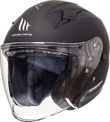 MT Avenue Matt Black Motorradhelm Jet ECE 22.05 1300gr MTH000KRA184