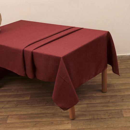 Viopros Izi Half Panama Burgundy 145x240cm Tablecloth Viopros Izi Half Panama Burgundy 145x240cm Tablecloth