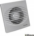 Dospel Rico 100 S Wall-mounted Ventilator Bathroom 100mm White