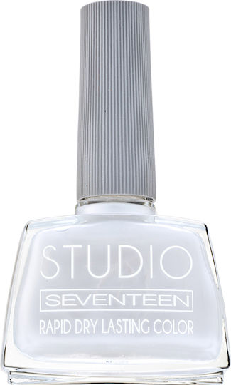 Seventeen Studio Rapid Dry Lasting Color Gloss Βερνίκι Νυχιών Quick Dry Λευκό 02 12ml