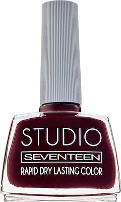 Seventeen Studio Rapid Dry Lasting Color Gloss Βερνίκι Νυχιών Quick Dry Καφέ 54 12ml