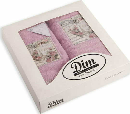 Dimcol Σετ 3τμχ Vintage Paris 01 Purple