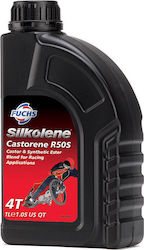 Fuchs Silkolene Castorene R50S Synthetic Motorcycle Oil for Four-Stroke Engines 1lt