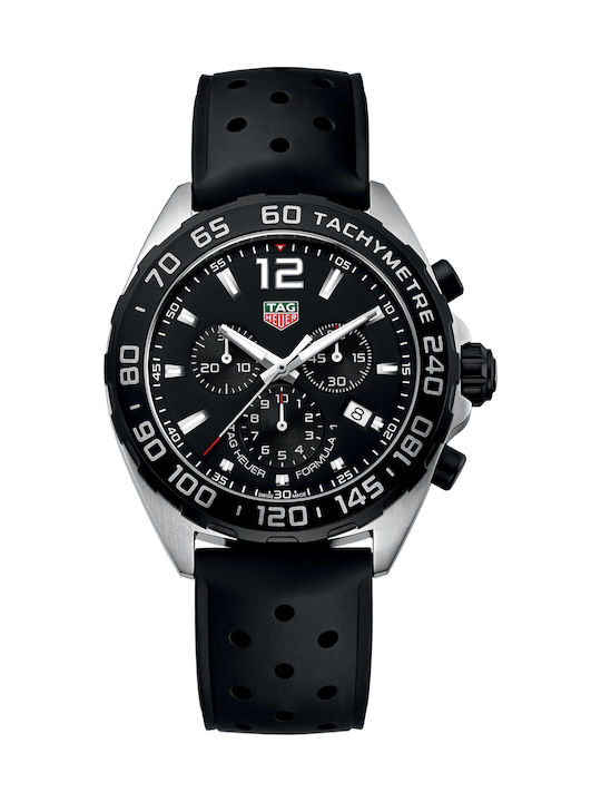 TAG Heuer Formula 1 Ρολόι Μπαταρίας με Δερμάτινο Λουράκι