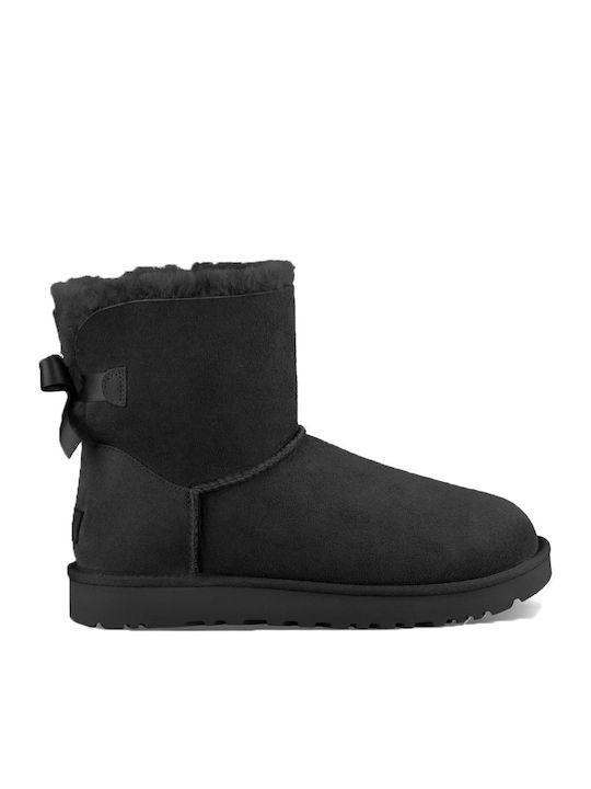 Ugg Australia Women's Suede Boots with Fur Black