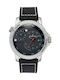 Thorton Horik Watch Battery with Black Leather Strap