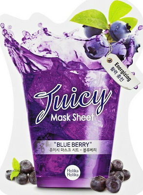 Holika Holika Blueberry Juicy Sheet Mască de Față pentru Revitalizare 20ml