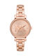 Michael Kors Sofie Γυναικείο Ρολόι 36mm Μπαταρίας με Ροζ Χρυσό Μεταλλικό Μπρασελέ