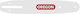 Oregon Single Rivet Λάμα Αλυσοπρίονου 25cm (10") για Αλυσίδα με Βήμα 1/4", Πάχος Οδηγών .050"-1.3mm & Αριθμό Οδηγών 58Ε