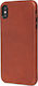 Decoded Leather Back Cover Δερματίνης Καφέ (iPhone XS Max)