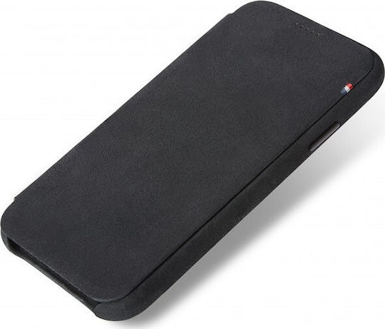 Decoded Leather Slim Brieftasche Synthetisches Leder Schwarz (iPhone XS Max)