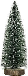 Christmas Decorative Snowy Tree 16cm Green 2pcs