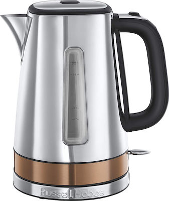 Russell Hobbs Luna Copper Kettle 1.7lt 2400W Silver