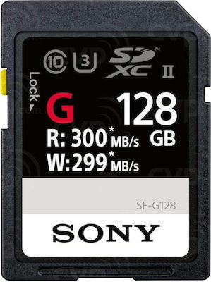 Sony SFG128T/T1 SDXC 128GB Class 10 U3 V90 UHS-II