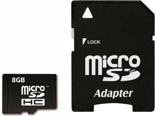 Philips microSDHC 8GB Class 10 High Speed με αντάπτορα