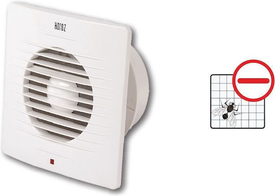 Horoz Electric 500000120 De perete Ventilator de Baie 120mm Alb