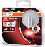 Osram Λάμπες Αυτοκινήτου Night Breaker Silver H11 Αλογόνου 3200K Θερμό Λευκό 12V 55W 2τμχ
