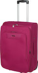 Diplomat ZC980 Medium Travel Suitcase Fabric Red with 2 Wheels Height 61cm 980-61