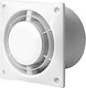 Europlast Wall-mounted Ventilator Bathroom 100mm White