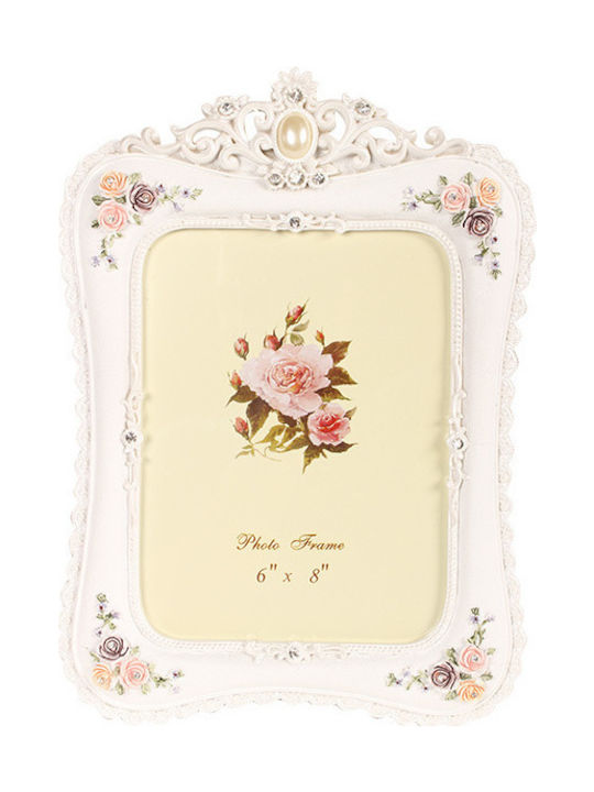 Keskor Photo Frame Plastic 15x20cm with White Frame