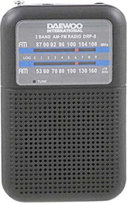 Daewoo DRP-8 Tragbares Radio Schwarz