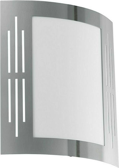 Eglo City Wall-Mounted Outdoor Ceiling Light E27 IP44 23.5x26x26εκ.