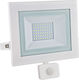 Aca Wasserdicht LED Flutlicht 50W Natürliches Weiß mit Bewegungssensor und Fotoküttaro IP66