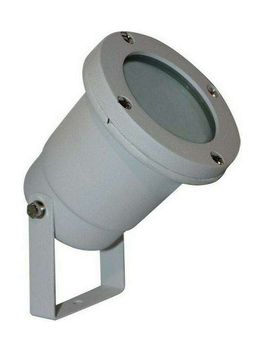 Aca Outdoor Floor Lamp Projektor IP65 for GU10 Bulb Gray