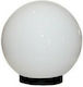 Aca Outdoor Floor Lamp Weltkugel for E27 Bulb Weiß