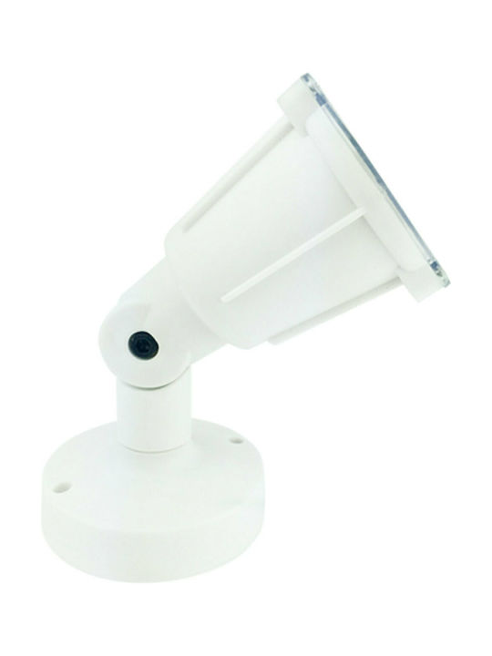 Aca Lampa de podea Proiector pentru exterior IP54 pentru soclu GU10 Alb