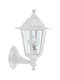 Aca Wall-Mounted Outdoor Lantern IP44 E27 White