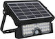 Aca Wasserdicht Solar LED Flutlicht 8W Natürliches Weiß 4000K mit Bewegungssensor IP65