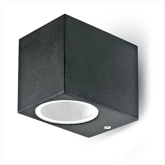 V-TAC Spot de exterior montat pe perete GU10 IP44 9.2x6.8x8εκ.
