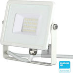 V-TAC Waterproof LED Floodlight 20W Cold White 6400K IP65