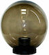 Eurolamp Lamp Globe Outdoor IP65 for Socket E27 Black