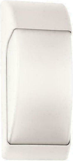 Eurolamp Wall-Mounted Outdoor Ceiling Lamp LED IP65 12W with Warm White Light 32x13x12.9cm