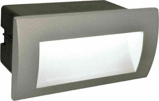 Viokef Riva Wandmontierte Außen-Deckenleuchte LED IP65 3W mit Warmweiß Licht 14x7x48εκ.