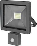 Adeleq Waterproof LED Floodlight 20W Natural White 4000K with Motion Sensor and Photocell IP65