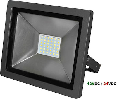 Adeleq Waterproof LED Floodlight 30W Natural White 4000K IP65