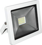 Adeleq Waterproof LED Floodlight 20W Natural White 4000K IP65