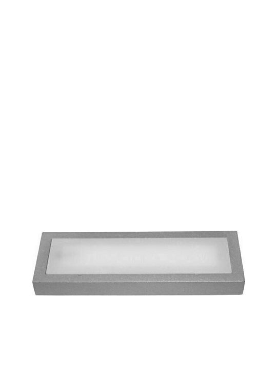 Adeleq Стенен Външен Плафон LED IP54 1.3W с Синя светлина 18x6εκ.