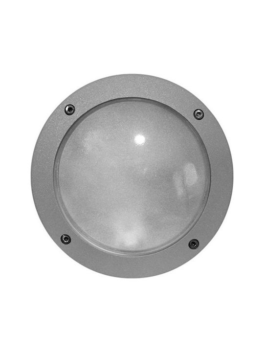 Adeleq Waterproof Wall-Mounted Outdoor Ceiling Light IP54 GX53 Gray