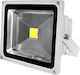 Adeleq Waterproof LED Floodlight 30W Warm White 3100K IP65