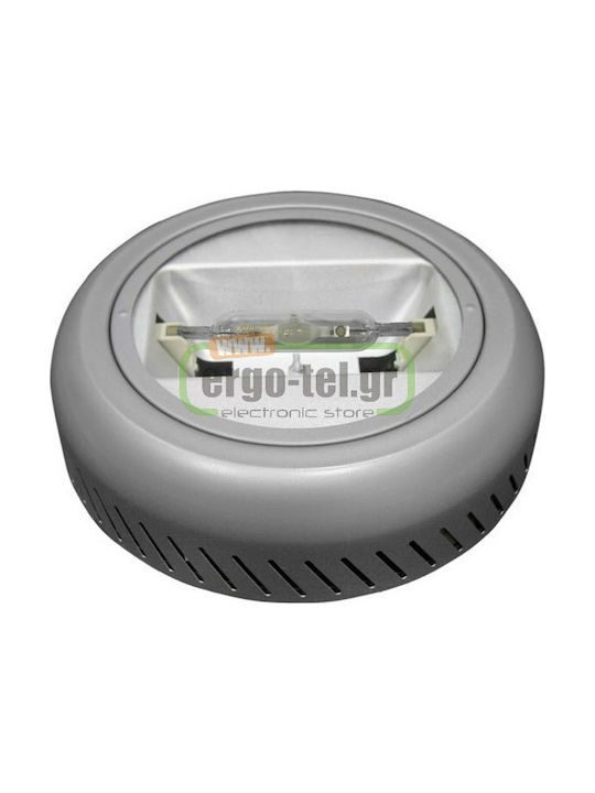 Adeleq Outdoor Ceiling Spot with Integrated LED in Silver Color 3-2150680